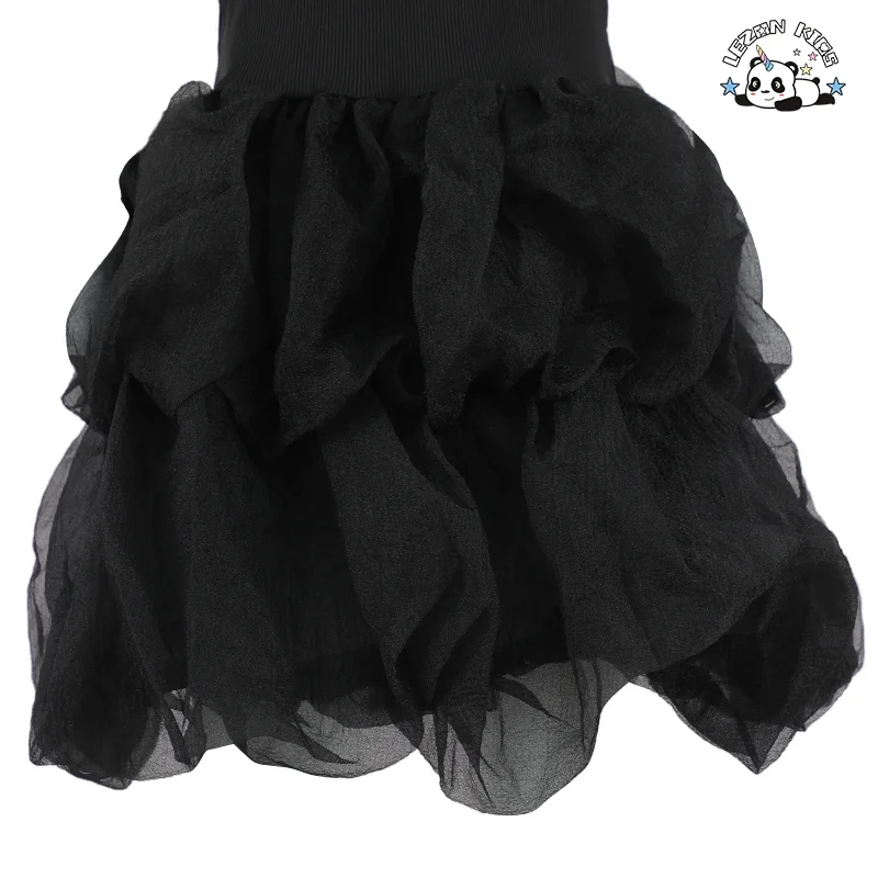 LEZONKIDS - 2024 ODM OEM Primavera Verão Saia Tutu Infantil Vestido de festa Menina Tulle